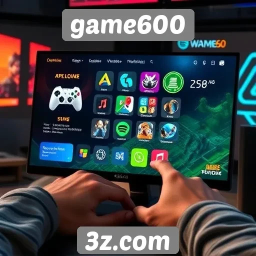 explorando a interface do usuário do game600